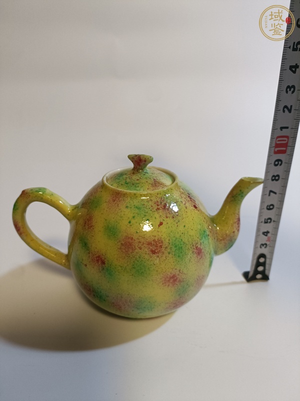 古玩陶瓷茶壺，疑似后掛釉真品鑒賞圖