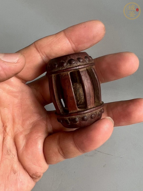 古玩鼓凳把玩件真品鑒賞圖