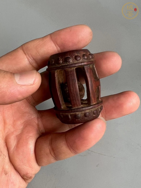 古玩雜項鼓凳把玩件真品鑒賞圖