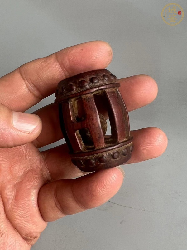 古玩雜項鼓凳把玩件真品鑒賞圖