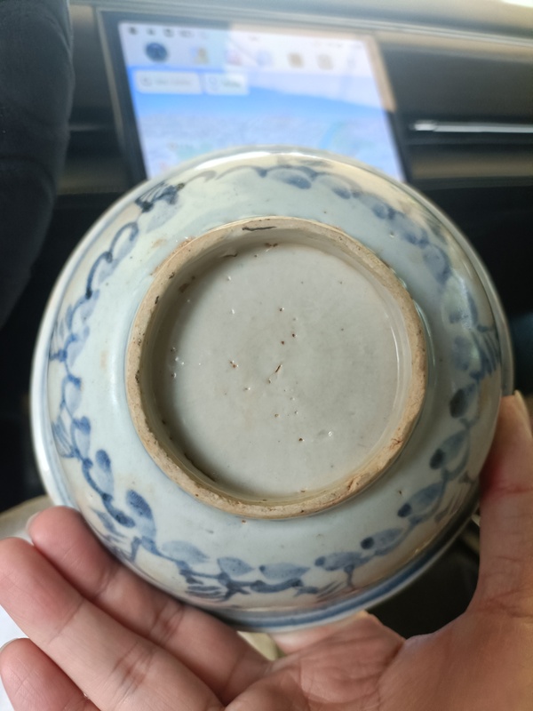 古玩陶瓷空白期青花花卉紋碗拍賣，當(dāng)前價(jià)格2888元
