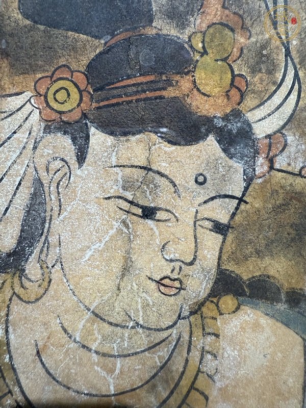 古玩字畫佚名擊鼓舞者真品鑒賞圖