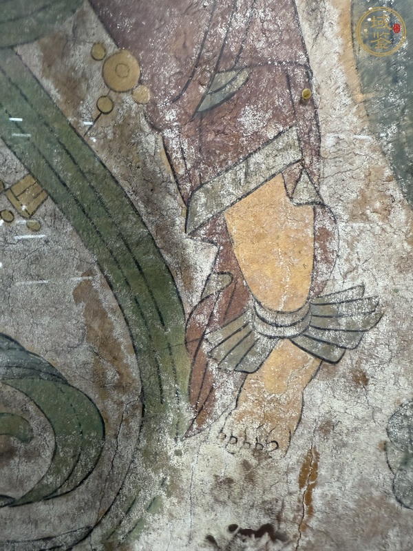 古玩字畫佚名擊鼓舞者真品鑒賞圖