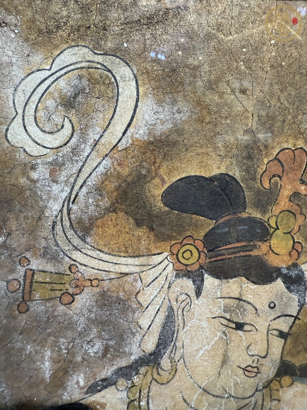 古玩字畫佚名擊鼓舞者真品鑒賞圖