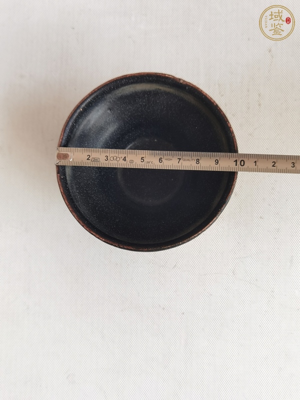 古玩陶瓷閩侯窯黑釉茶盞真品鑒賞圖