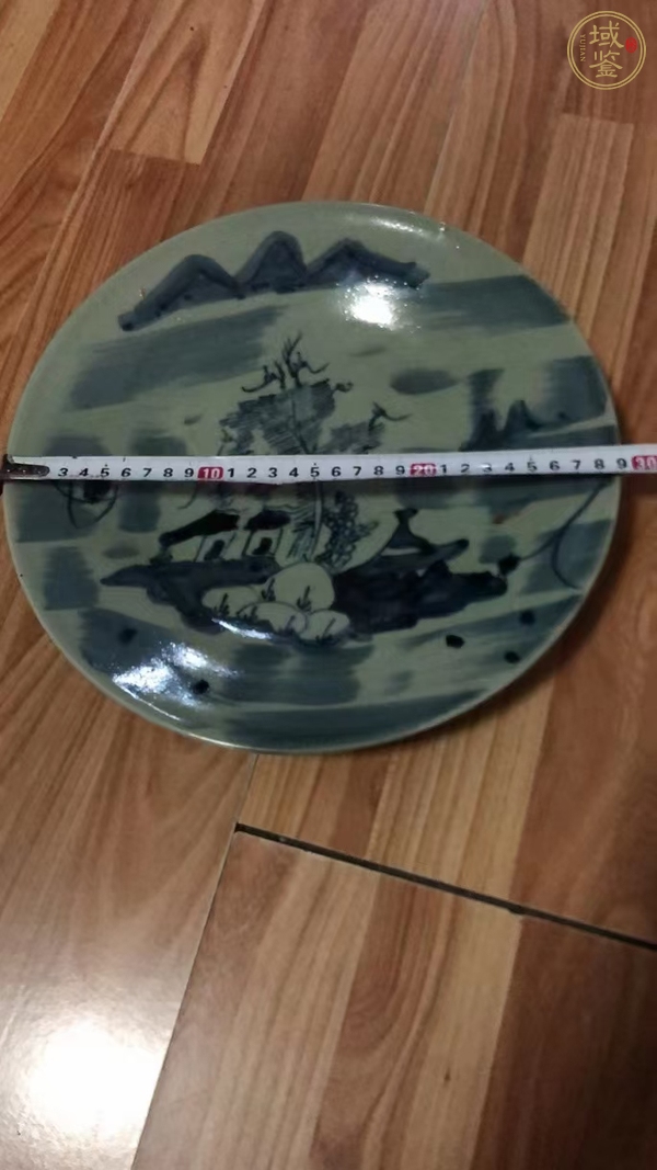 古玩陶瓷青花盤真品鑒賞圖