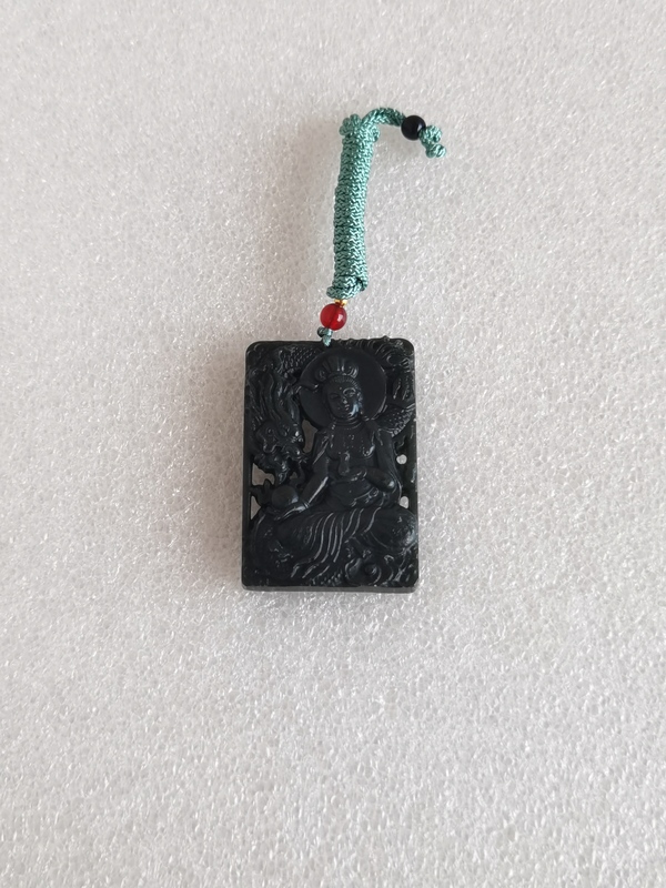 古玩玉器和田玉雕“觀音牌”拍賣(mài)，當(dāng)前價(jià)格398元