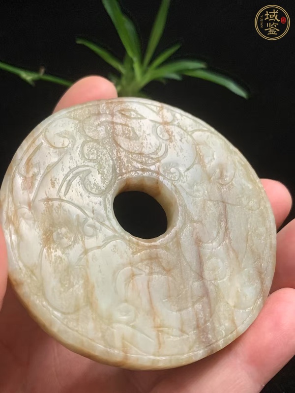 古玩玉器和田玉雕“魚化龍璧”真品鑒賞圖