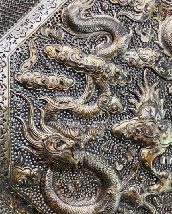 古玩雜項銀盤真品鑒賞圖
