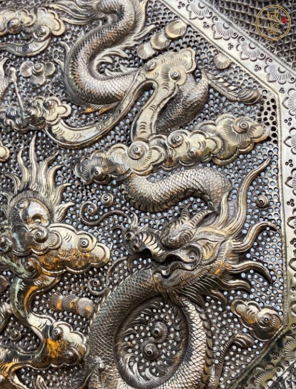 古玩雜項銀盤真品鑒賞圖