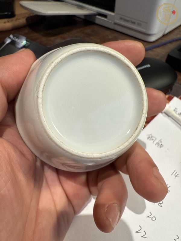 古玩陶瓷白釉杯真品鑒賞圖