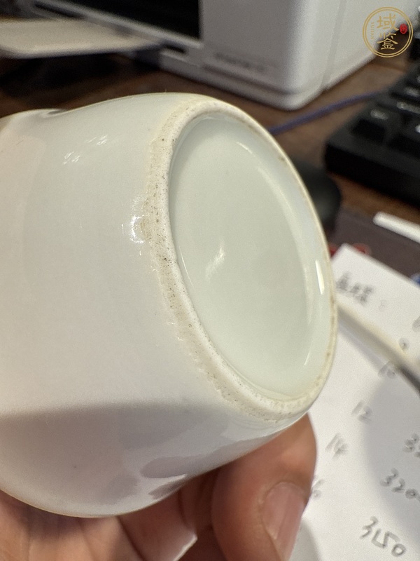 古玩陶瓷白釉杯真品鑒賞圖
