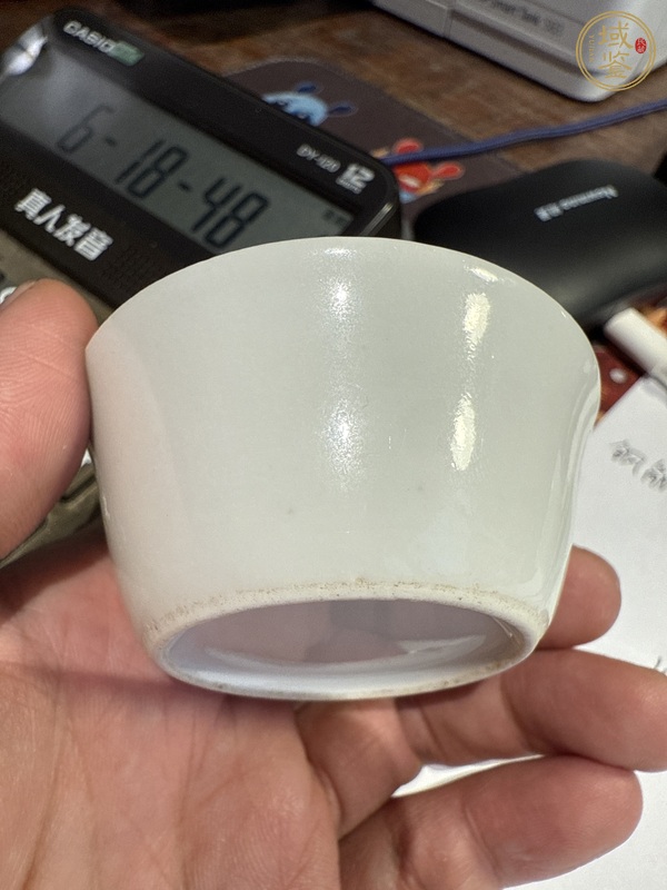 古玩陶瓷白釉杯真品鑒賞圖