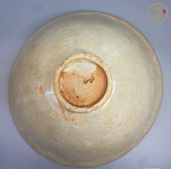 古玩陶瓷青白釉雙鳳紋面包碗真品鑒賞圖