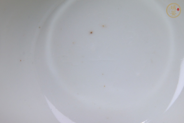 古玩陶瓷清晚期·青花老少同樂圖茶碗真品鑒賞圖