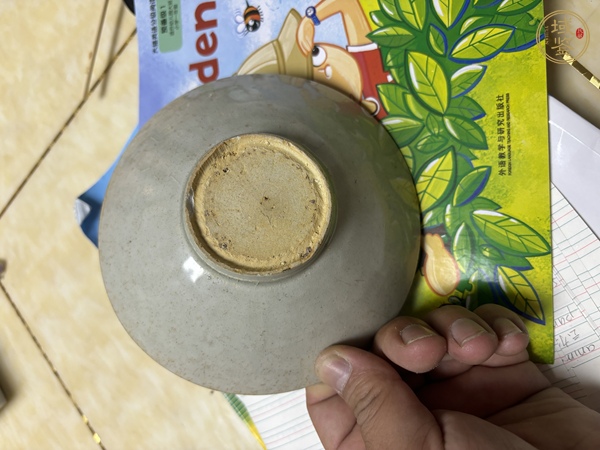 古玩陶瓷青白釉篦劃花碗真品鑒賞圖