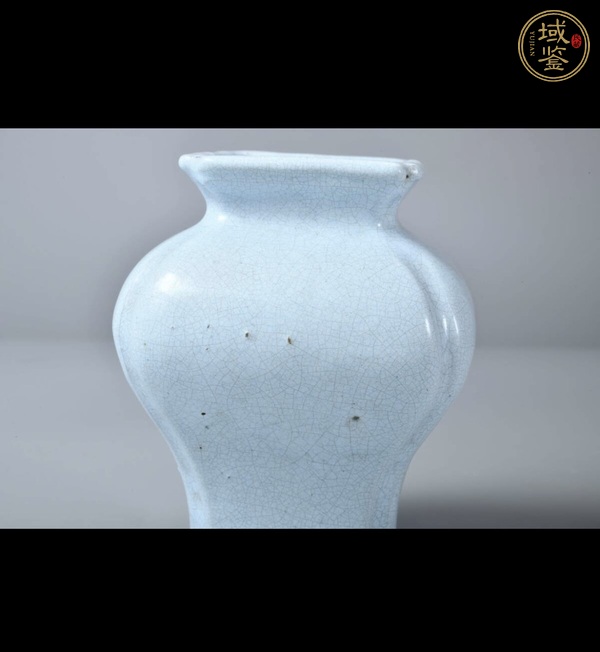 古玩陶瓷宜鈞釉四方瓶真品鑒賞圖