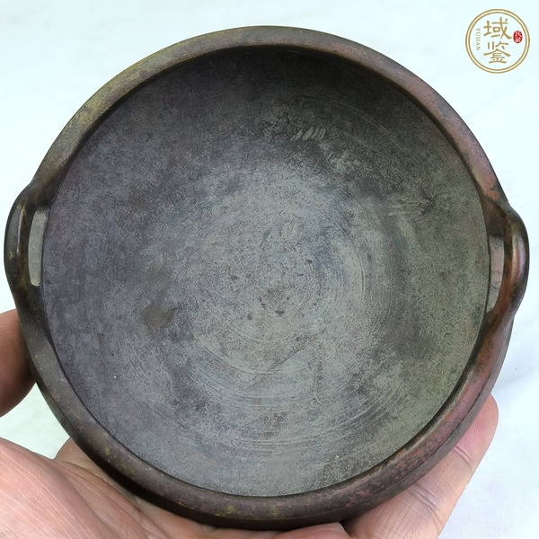 古玩銅器沖天耳爐真品鑒賞圖