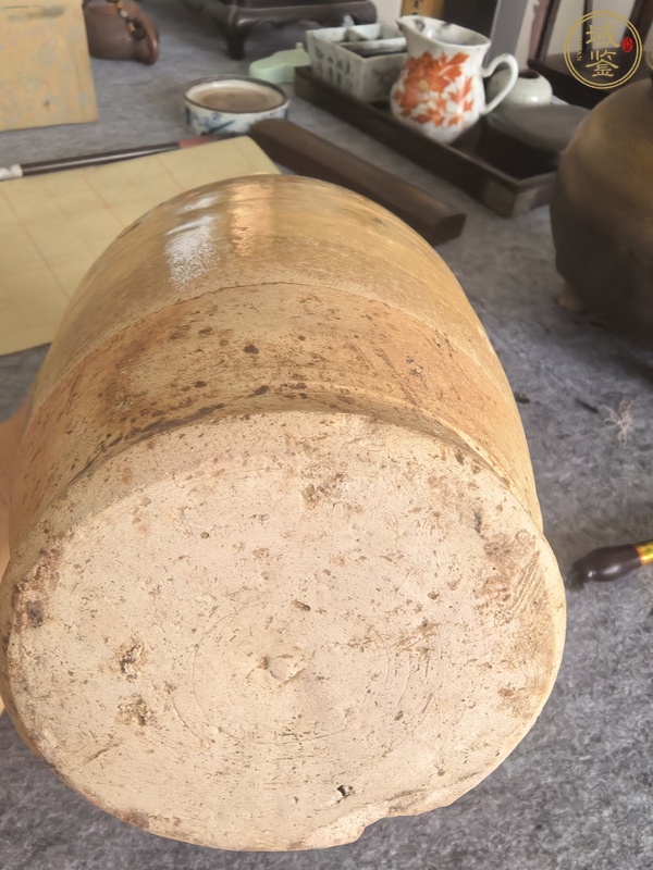 古玩陶瓷唐代黃釉執(zhí)壺真品鑒賞圖