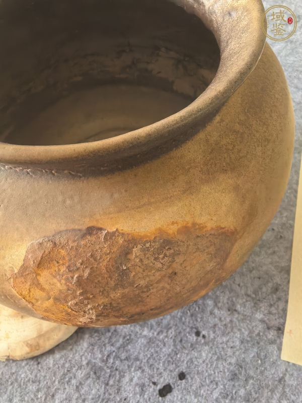 古玩唐代黃釉爐真品鑒賞圖