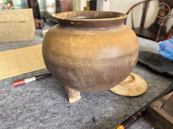 古玩陶瓷唐代黃釉爐真品鑒賞圖