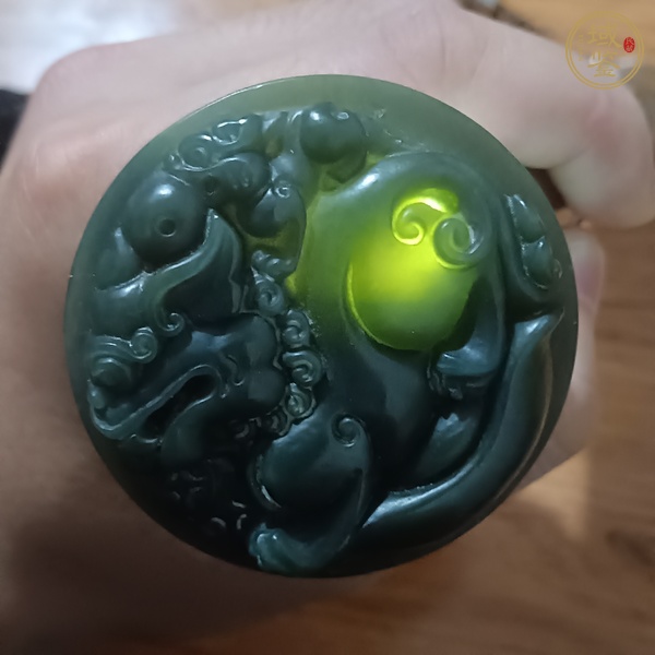 古玩玉器玉帶穿真品鑒賞圖