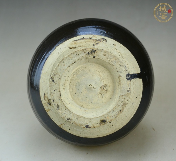 古玩陶瓷黑釉四系罐真品鑒賞圖
