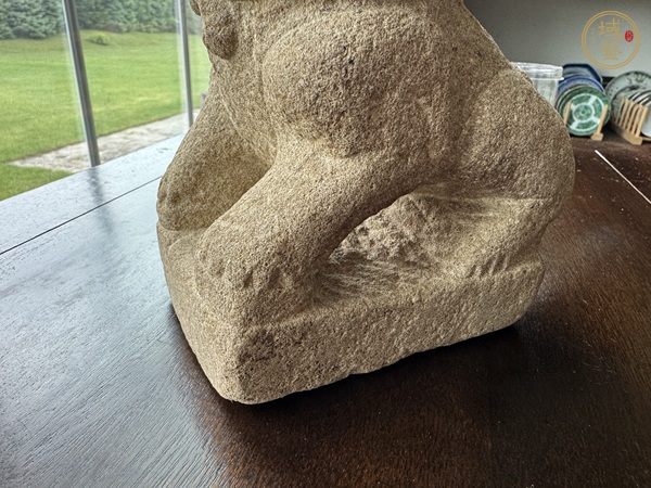 古玩雜項案頭獅真品鑒賞圖
