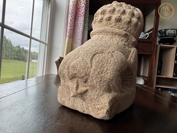 古玩雜項案頭獅真品鑒賞圖