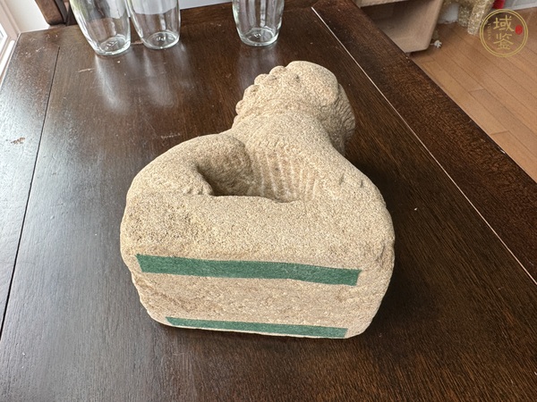 古玩雜項案頭獅真品鑒賞圖