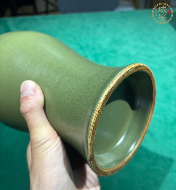 古玩陶瓷清中期 茶葉末釉梅瓶（淄博窯）真品鑒賞圖