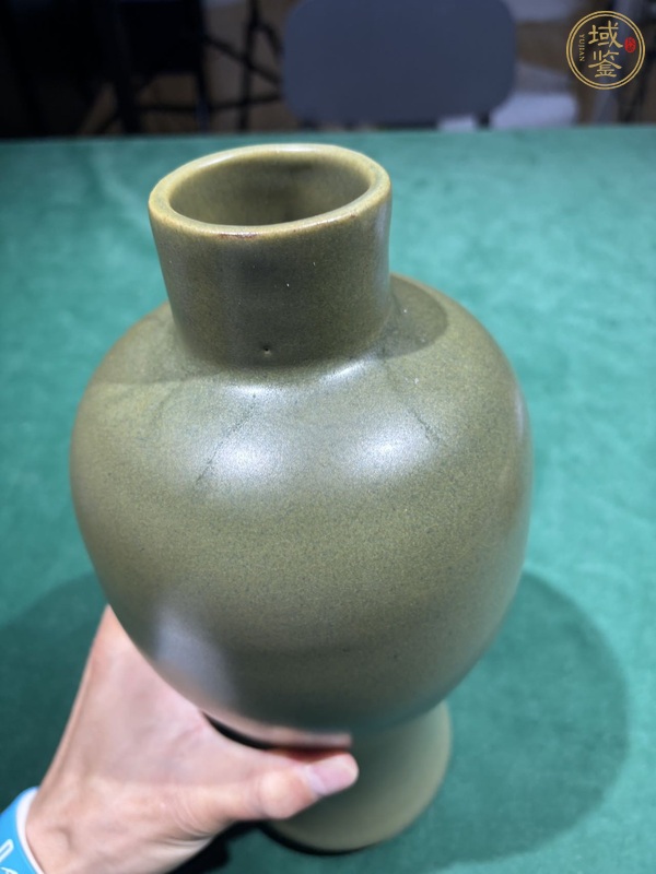 古玩陶瓷清中期 茶葉末釉梅瓶（淄博窯）真品鑒賞圖