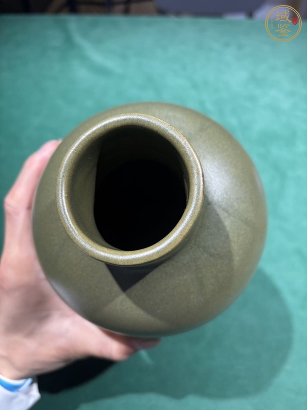 古玩陶瓷清中期 茶葉末釉梅瓶（淄博窯）真品鑒賞圖