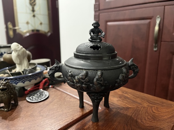古玩轉(zhuǎn)賣晚清銅薰爐拍賣，當前價格500元