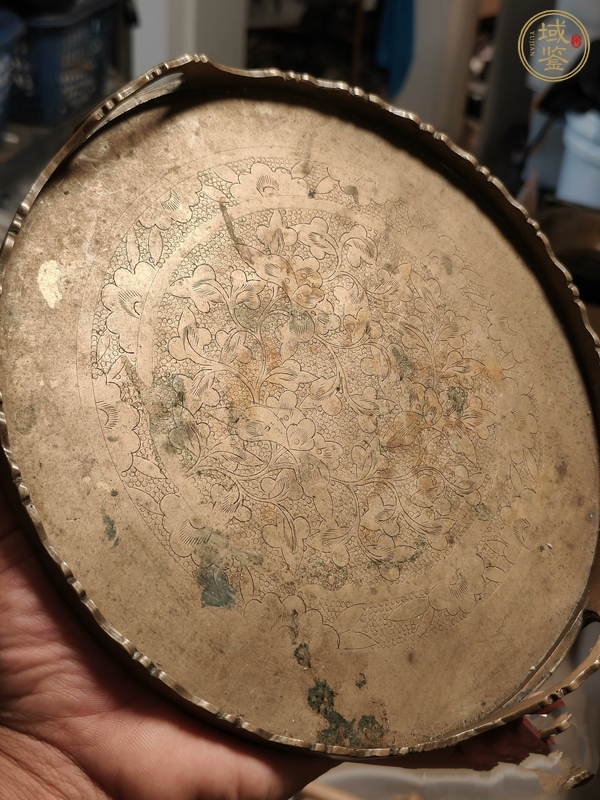 古玩銅器銅文盤真品鑒賞圖
