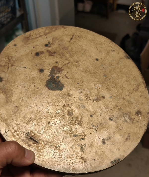 古玩銅器銅文盤(pán)真品鑒賞圖
