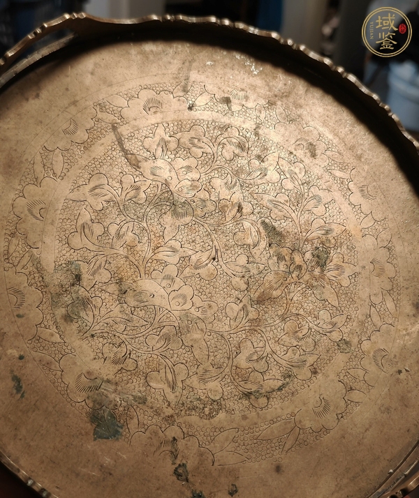 古玩銅器銅文盤真品鑒賞圖