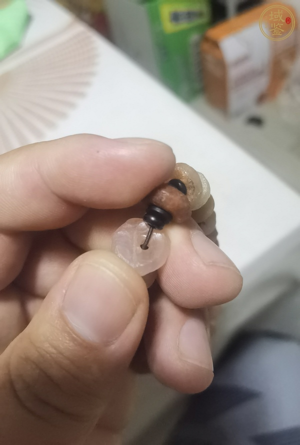 古玩玉器高古瑪瑙珠串真品鑒賞圖