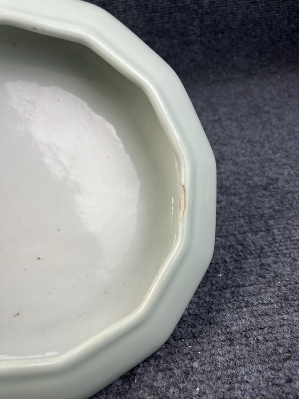 古玩陶瓷天青釉花口洗拍賣，當前價格8688元