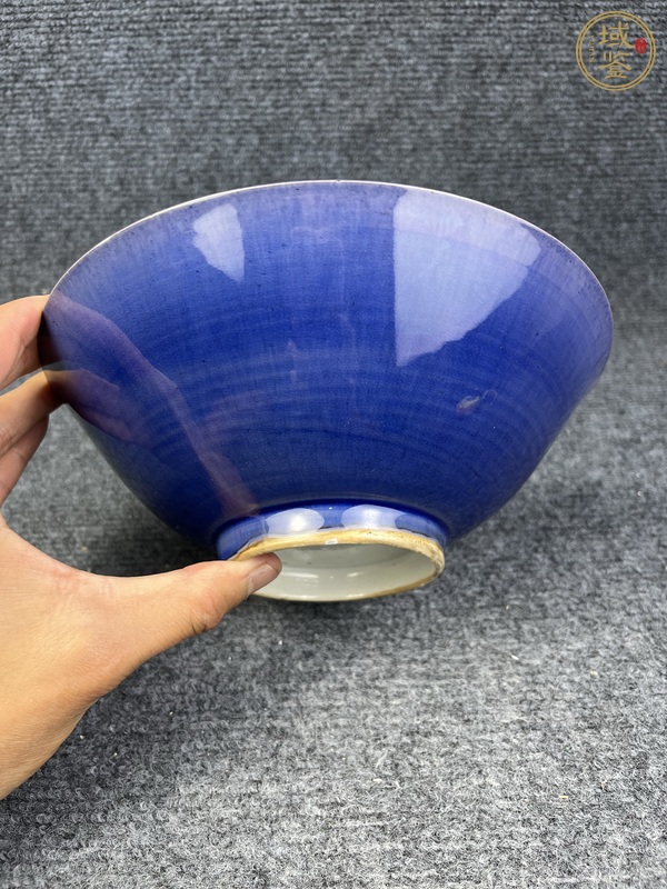 古玩茄皮紫大碗真品鑒賞圖
