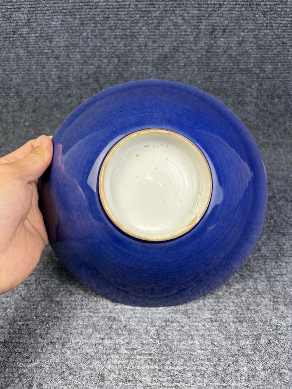 古玩陶瓷茄皮紫大碗拍賣，當前價格7888元