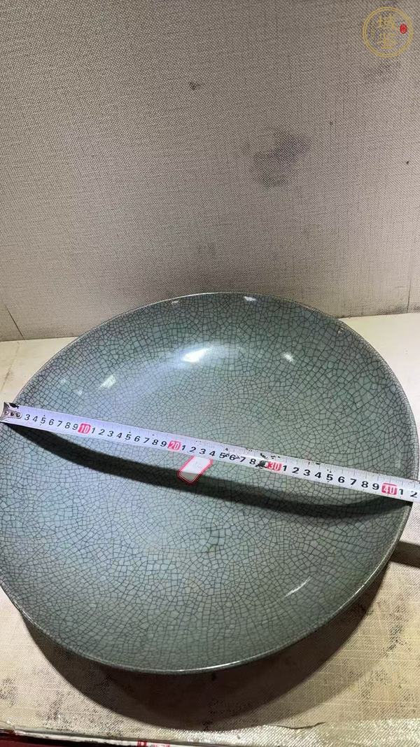古玩哥釉盤真品鑒賞圖