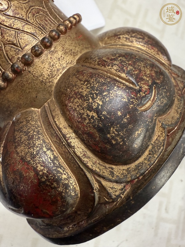 古玩銅器銅燈臺真品鑒賞圖