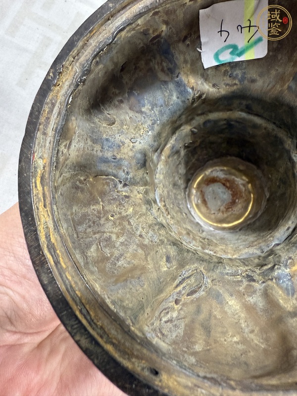 古玩銅器銅燈臺真品鑒賞圖