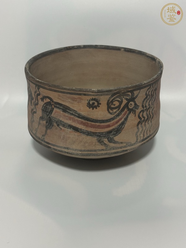 古玩陶瓷哈拉帕文化鹿紋彩陶真品鑒賞圖