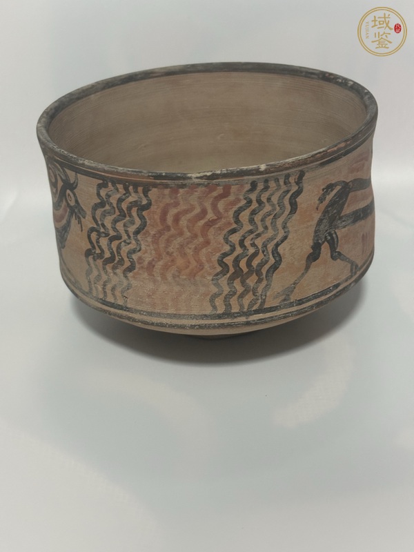古玩陶瓷哈拉帕文化鹿紋彩陶真品鑒賞圖