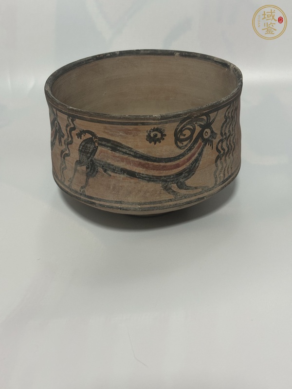古玩陶瓷哈拉帕文化鹿紋彩陶真品鑒賞圖