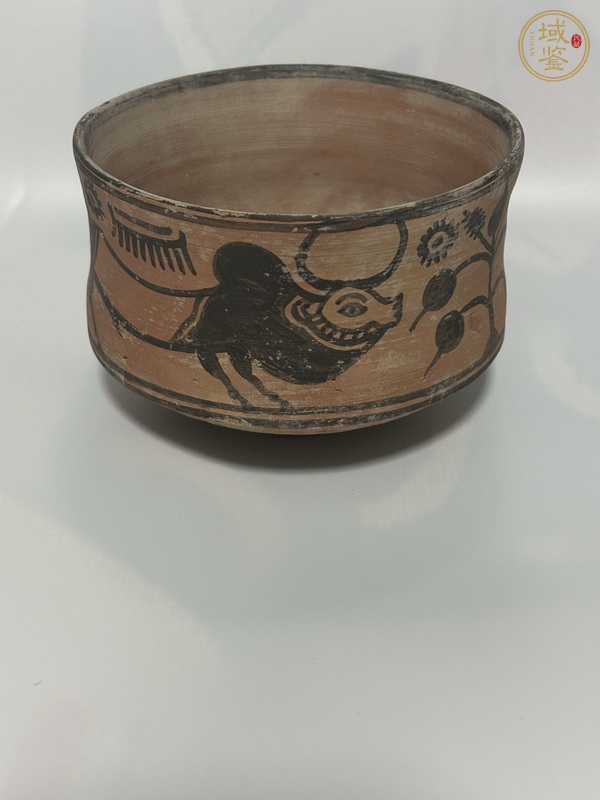 古玩陶瓷哈拉帕牛紋真品鑒賞圖