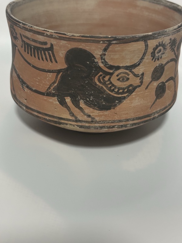 古玩陶瓷哈拉帕牛紋拍賣，當(dāng)前價(jià)格198元