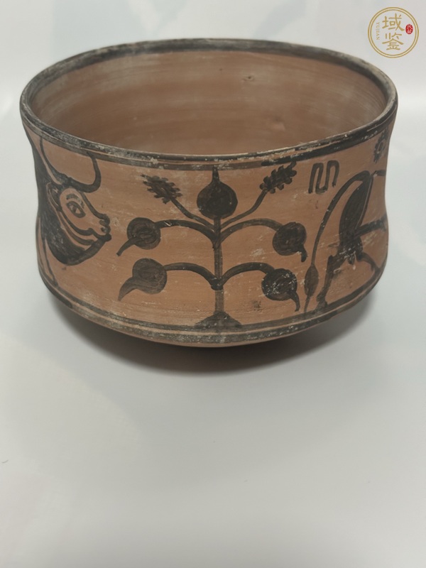 古玩陶瓷哈拉帕牛紋真品鑒賞圖